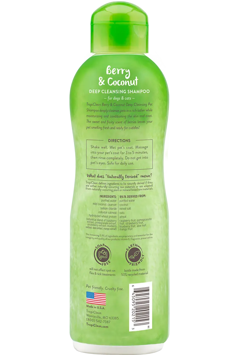 Berry & Coconut Deep Cleansing Shampoo for Pets