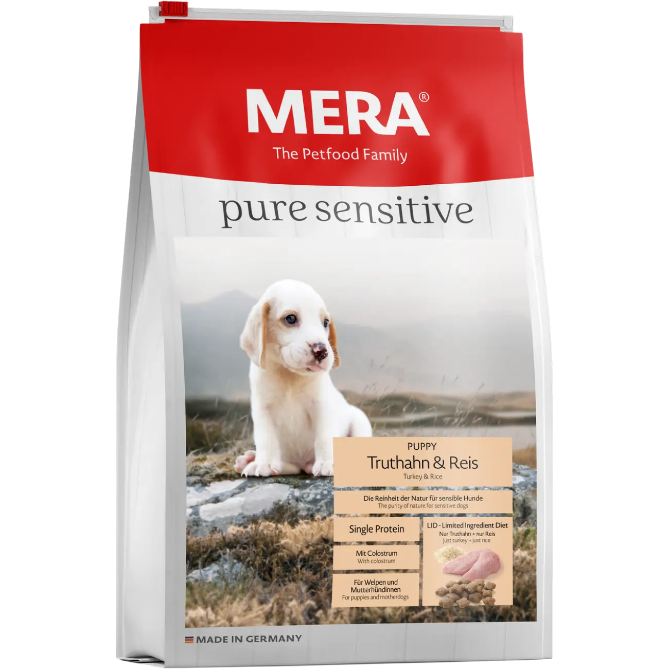 Pure Sensitive Puppy Kalkon & Ris