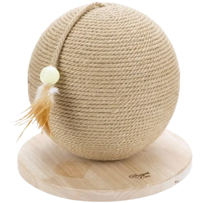 Wooden Scratch Globe Balty