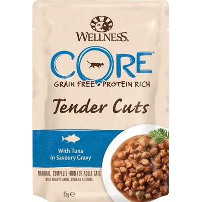 Cat Adult Tender Cuts Tuna in Savoury Gravy Wet