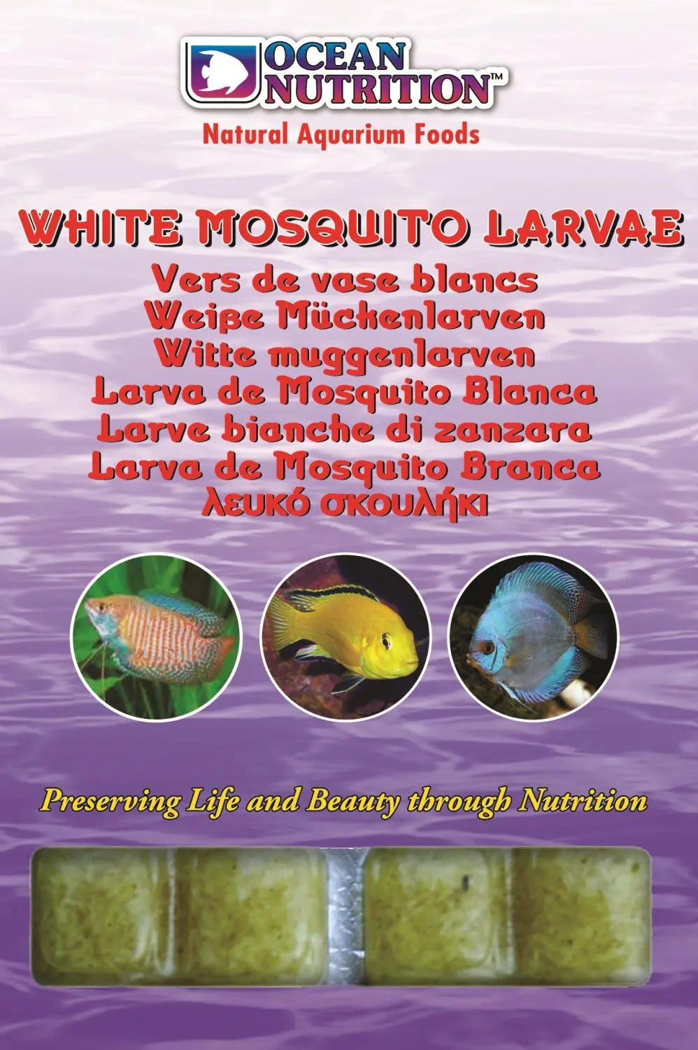 Frozen Mosquito Larvae