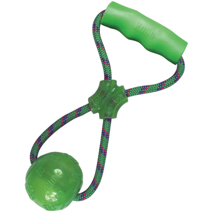 Squeezz Ball with Handle Dog Toy