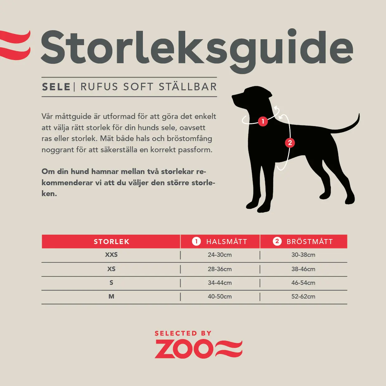 Sele Rufus Soft ställbar Grå