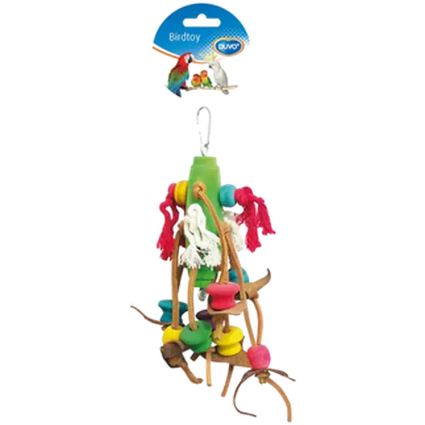 Rope With Colorful Cubes & Leather