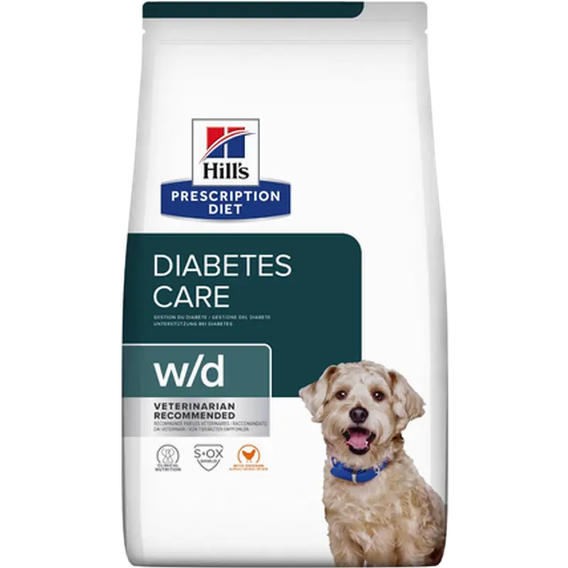 w/d Diabetes Care Chicken - Dry Dog Food 10 kg