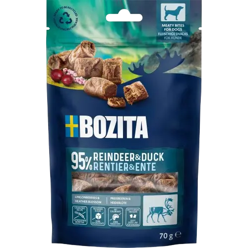 Snacks Meaty Bites Reindeer & Duck