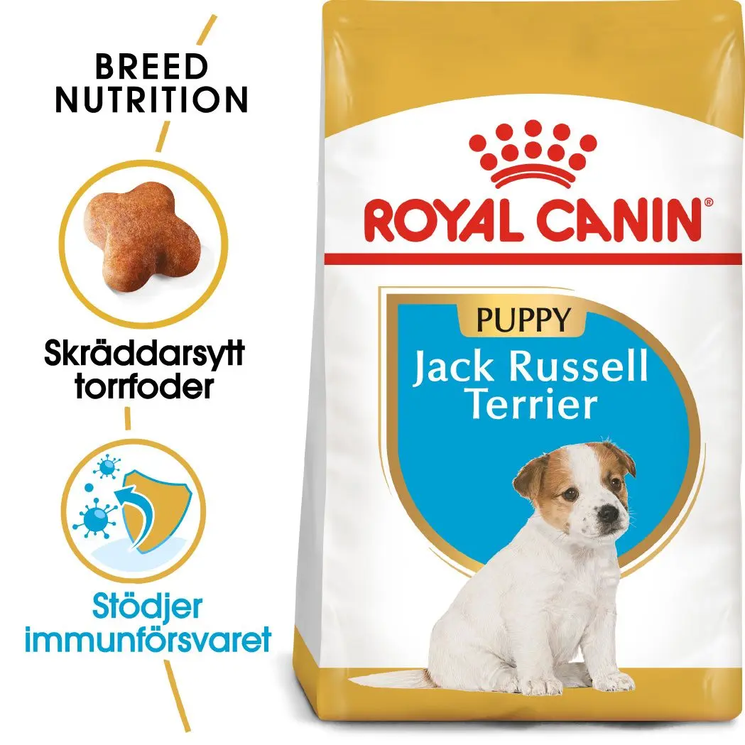 Jack Russel Puppy Torrfoder för hundvalp