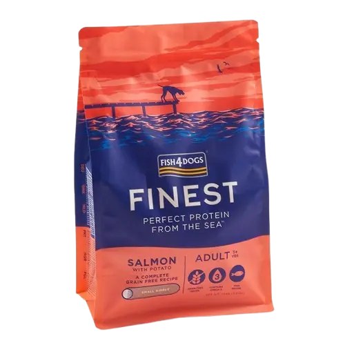 Adult Finest med lax Små bitar