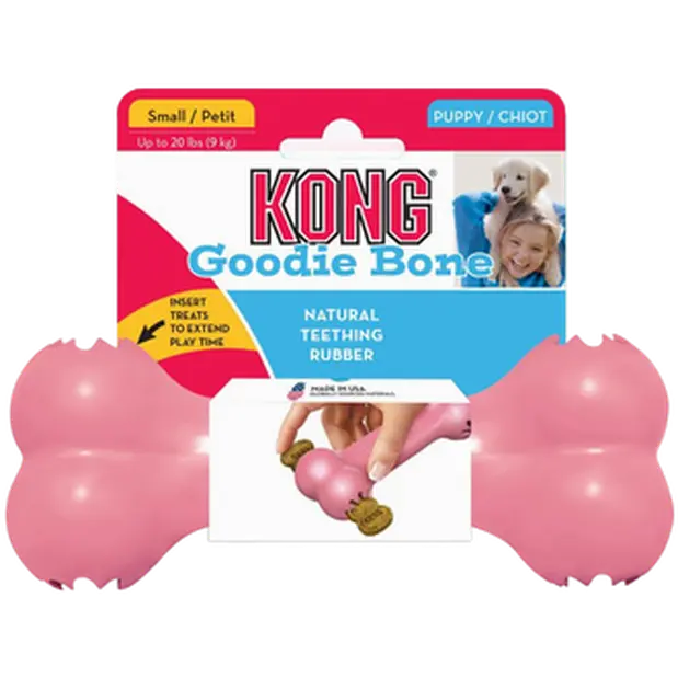 Puppy Goodie Bone Rubber Dog Toy