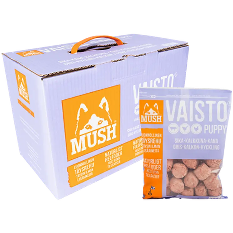 Vaisto Puppy Ljuslila Gris-Kalkon-Kyckling