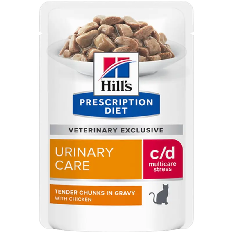 c/d Urinary Stress Chicken Pouch - Wet Cat Food