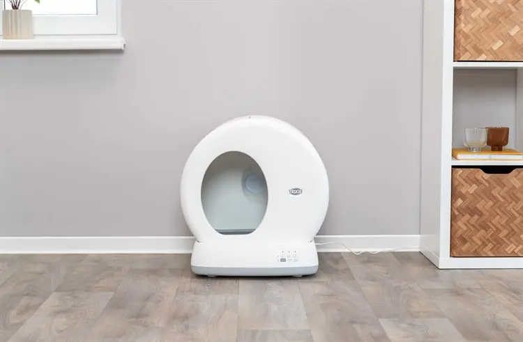 Kattlåda Självrengörande Vit