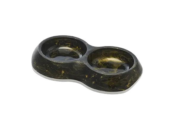 Delice Double Marble - Marble black gold