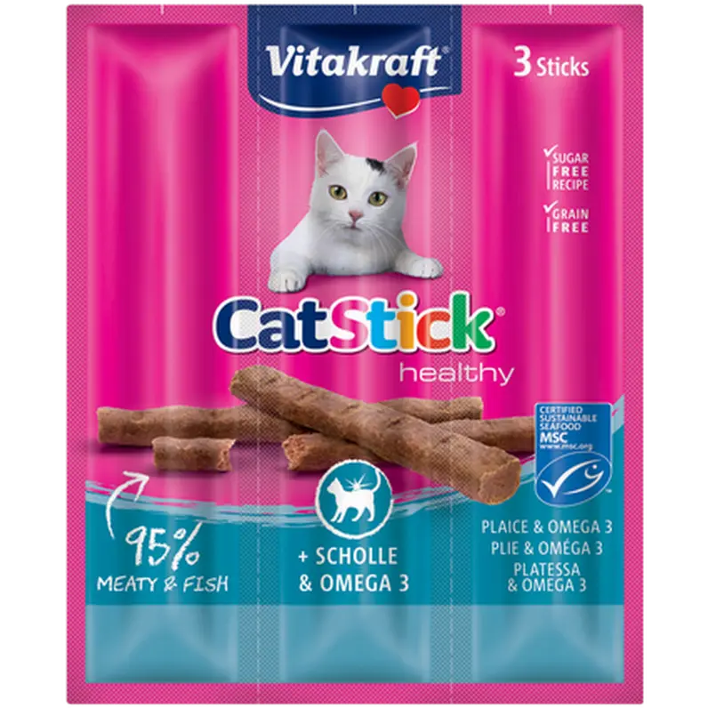 CatSticks Mini spätta & Omega3