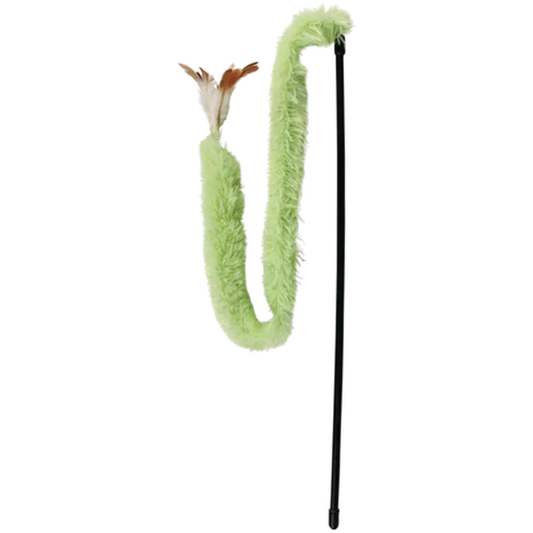 Playing Rod with Plush Strip