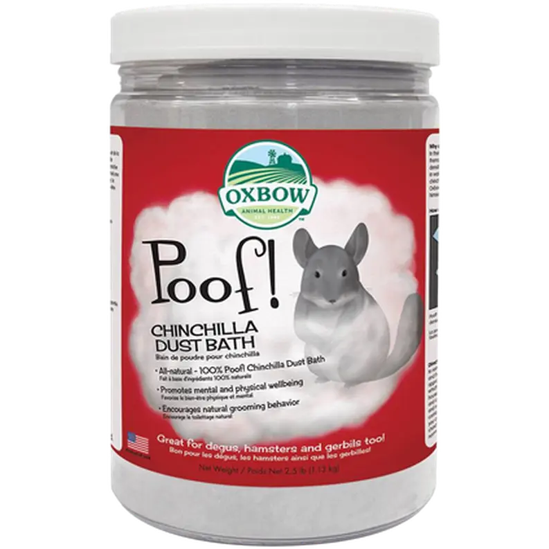 Poof! Chinchilla Dust Bath