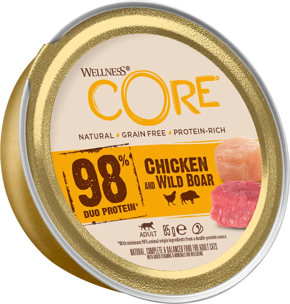 Cat 98% Chicken/Wild Boar Paté