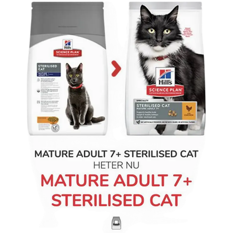 Mature 7+ Sterilised Chicken - Dry Cat Food