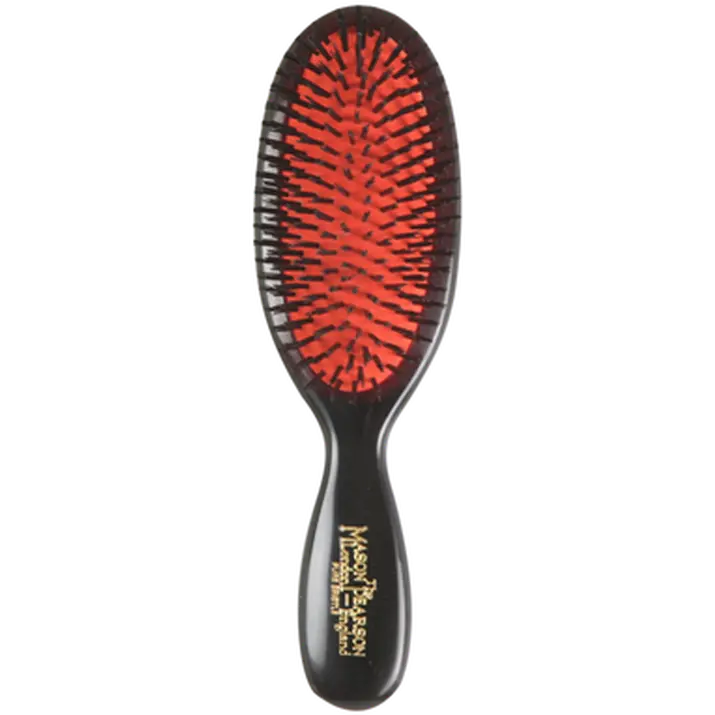 Bristle Hair Brush, Dark Ruby