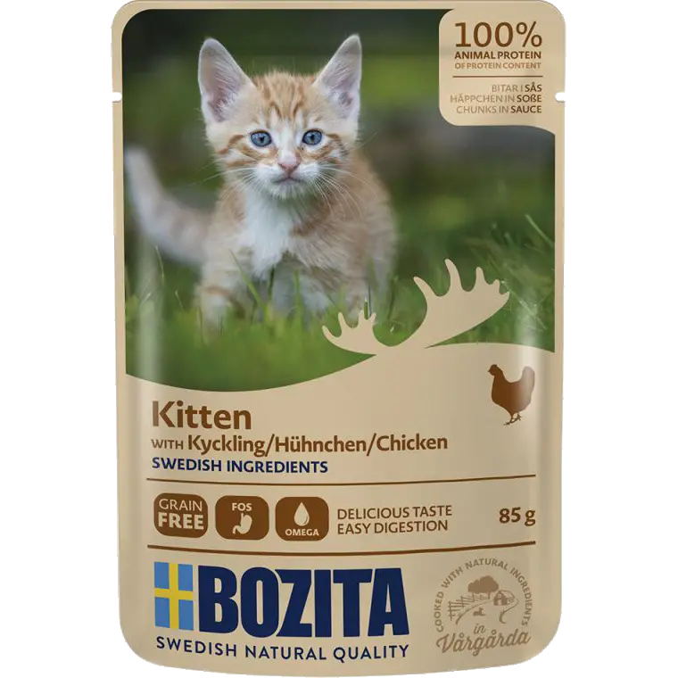 Kitten Kyckling i Sås Pouch 85 g