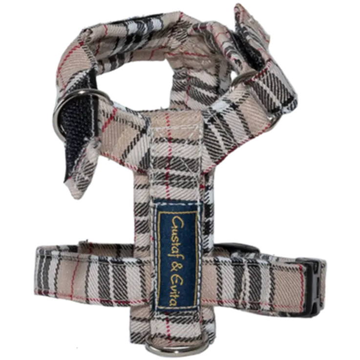 Kattsele Strap Beigeruta