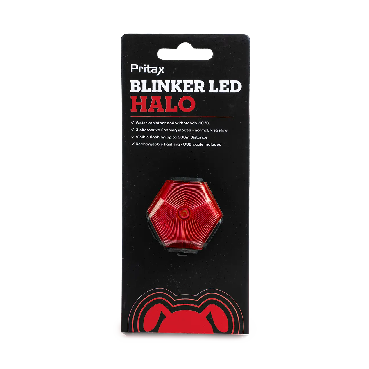 Blinker LED Halo Röd