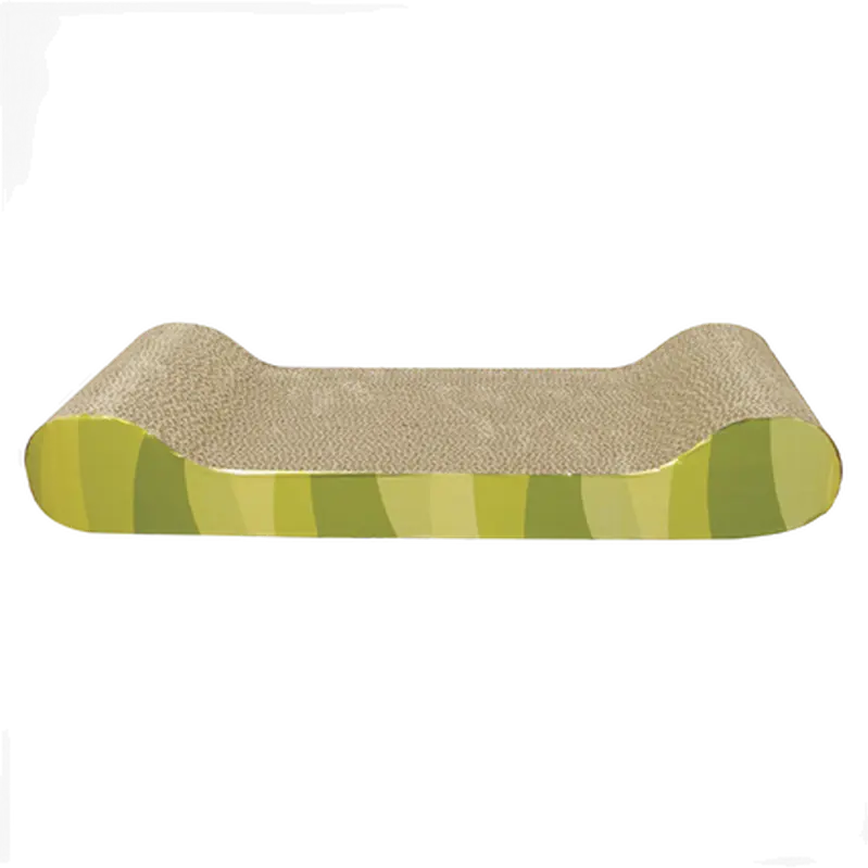 Style Scratcher with Catnip - Jungle-Stripe Lounge