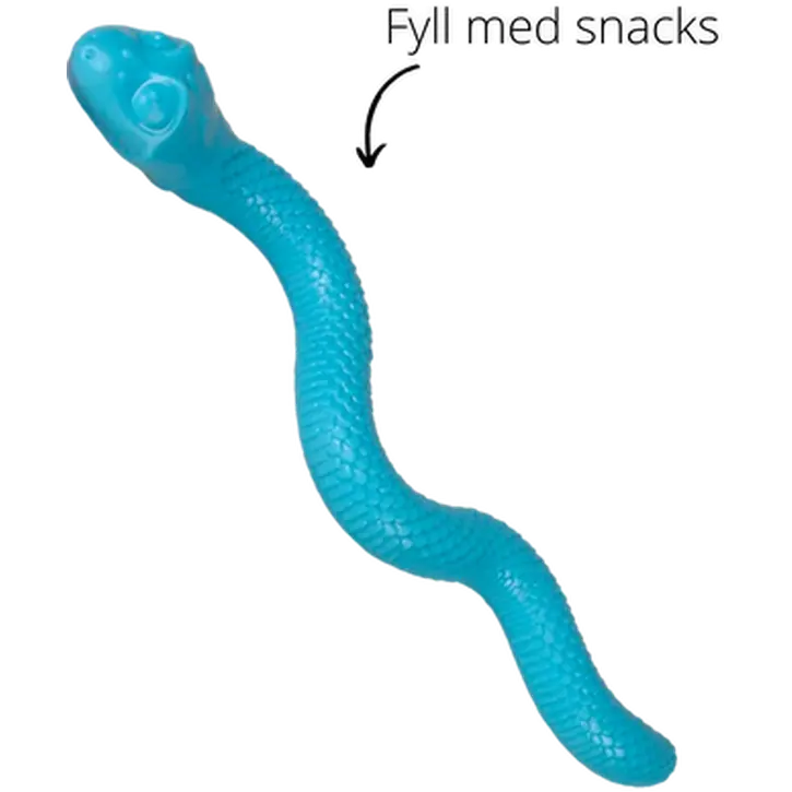 Dog Toy TPR Sneaky Snake Blå