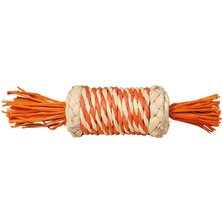 Toy Roll Wrapped in Paper Yarn