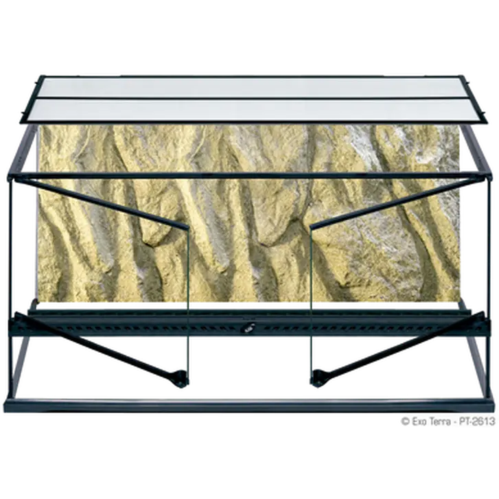 Glass Terrarium Natural Wide - Advanced Reptile Habitat