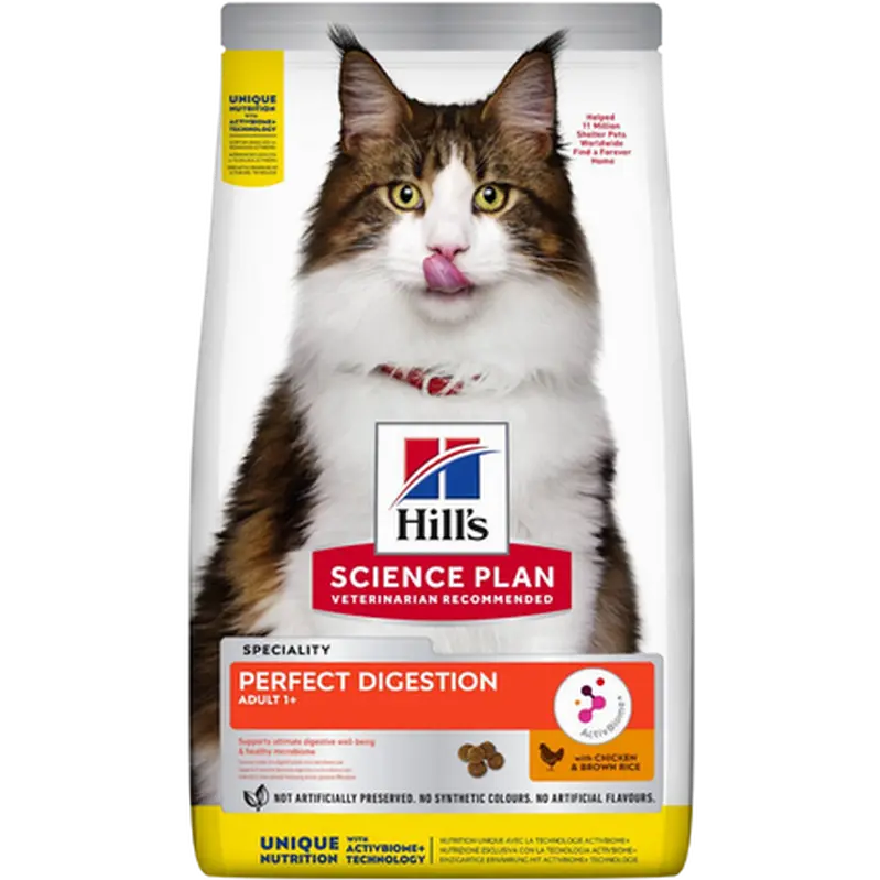 Adult Perfect Digestion Chicken & Rice - Dry Cat Food