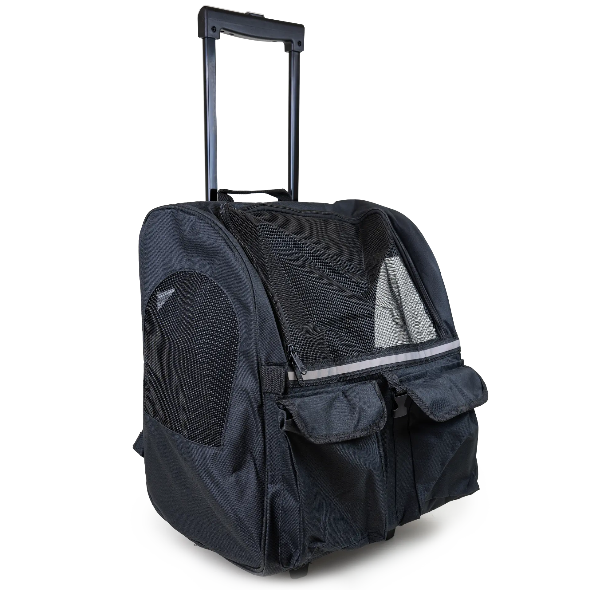 Trolley ryggsäck Atlas, 43x34x46cm/106cm, Svart
