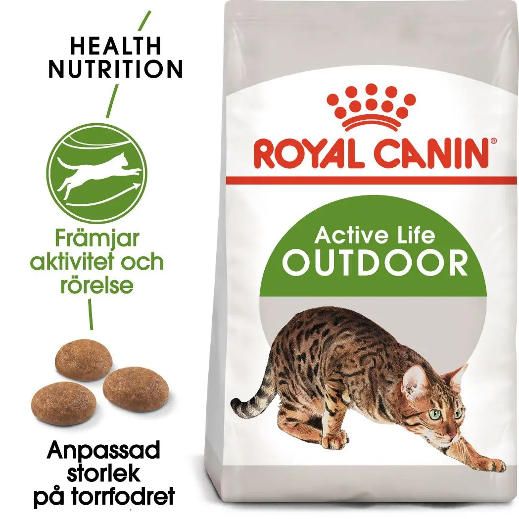 Outdoor Adult Torrfoder för katt