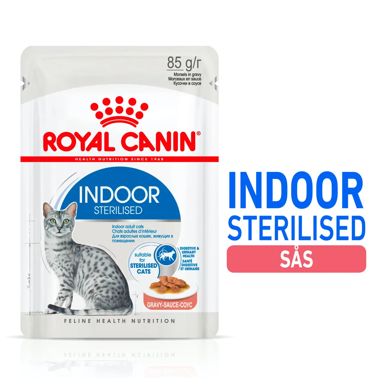 Indoor Sterilised Gravy Våtfoder för katt