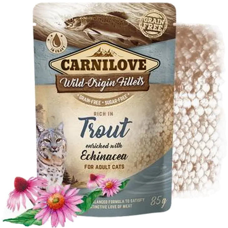 Cat Pouch Trout enriched with Echinacea