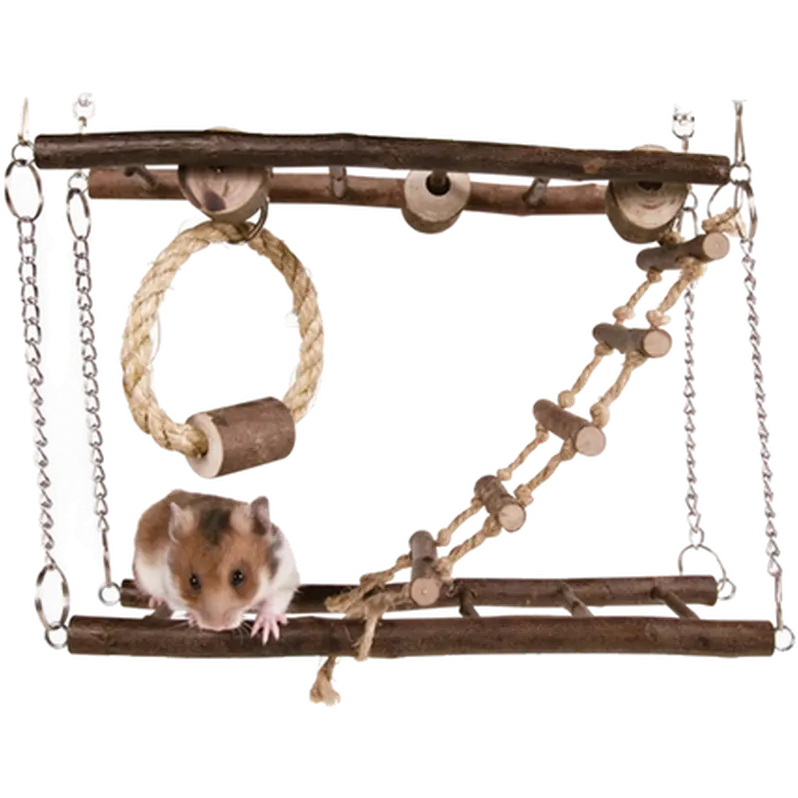 Natural Living Suspension Bridge Hamster
