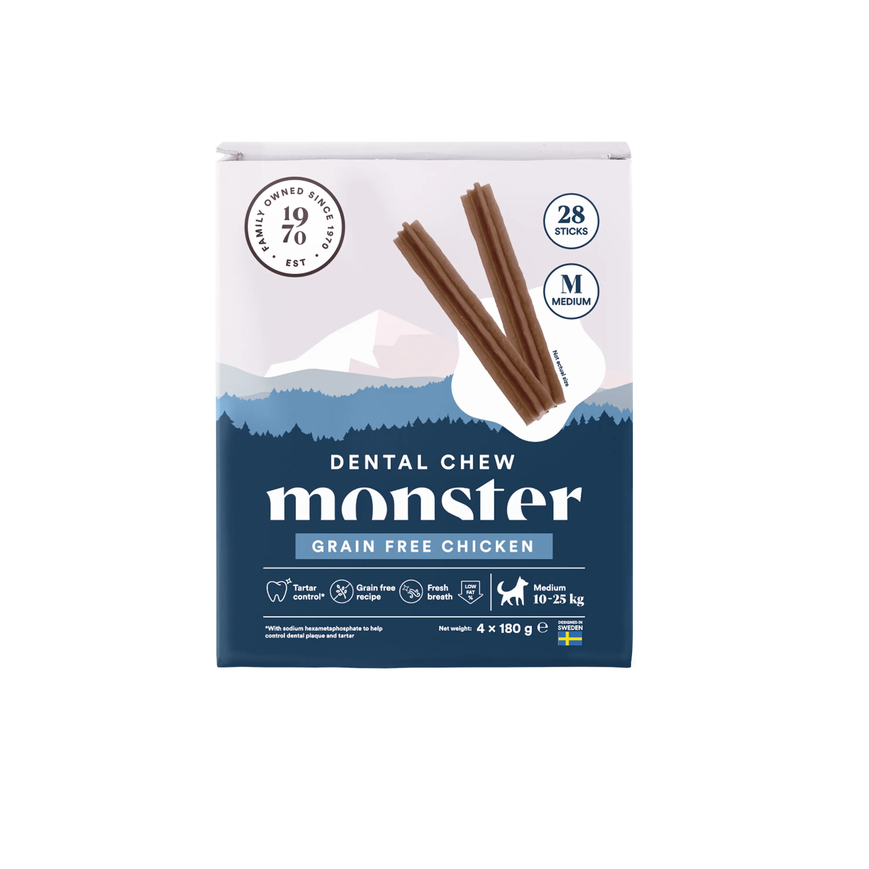 Dog Dental Chew Grain Free Chicken Month