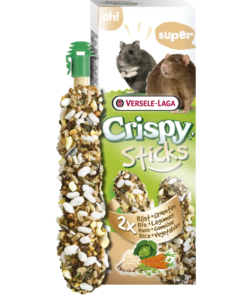 CrispySticks Hamster-Rat Rice/Vegetables