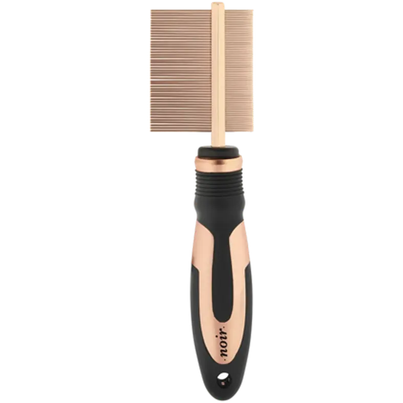 Noir Detangling Comb Double Short & Long Teeth