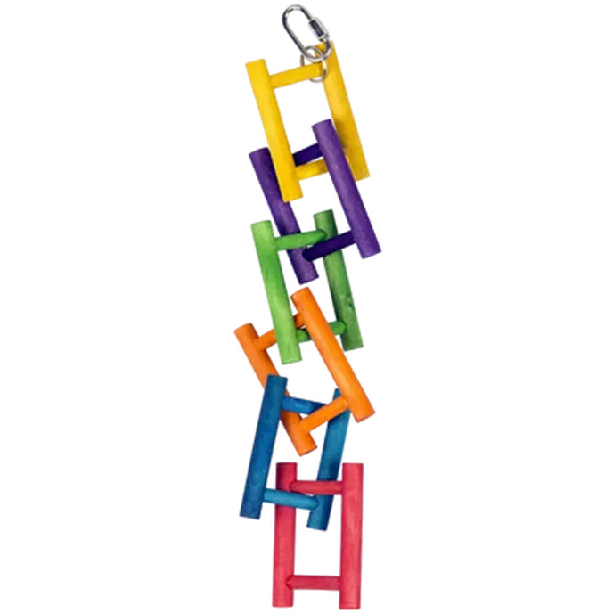 Colorful Wooden Bird Ladder