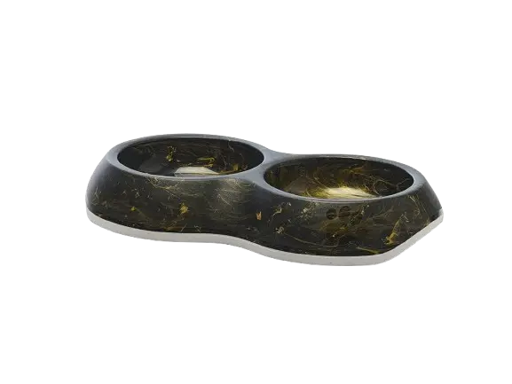 Delice Double Marble - Marble black gold