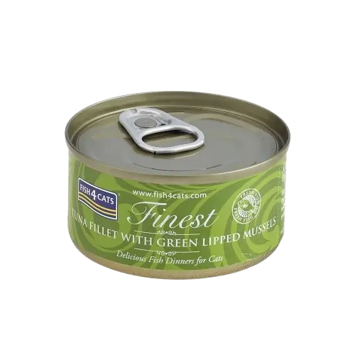 Våtfoder för tonfisk och musslor