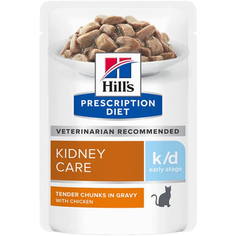 k/d Kidney Care Early Stage Chicken Pouch - Wet Cat Food