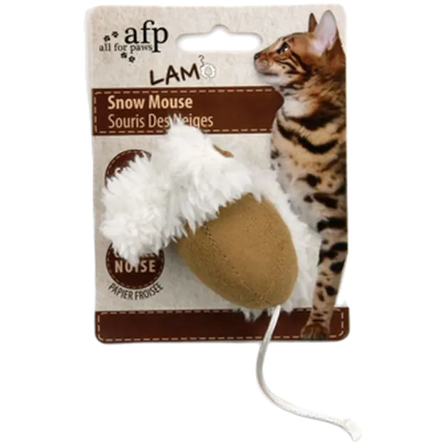 LAM Snow Mouse Cat Toy