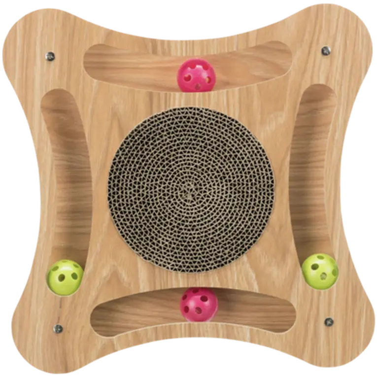 Scratching Cardboard Wooden Frame Square