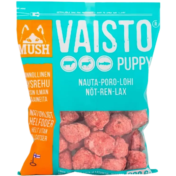 Vaisto Puppy Isblå Nöt-Ren-Lax