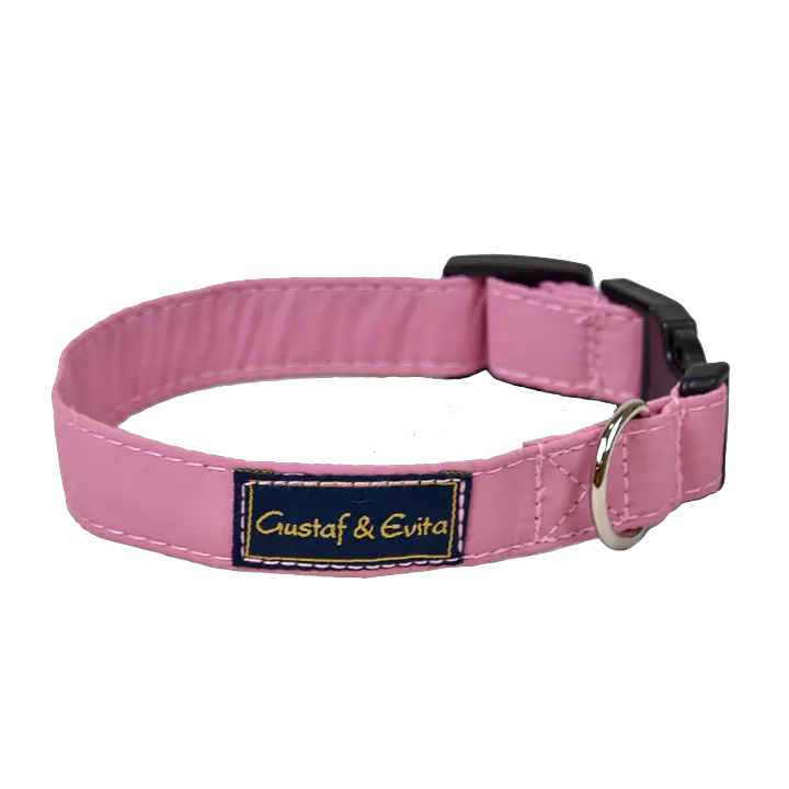 Hundhalsband SNK  - Snabbknäppning/Ställbart Gammelrosa