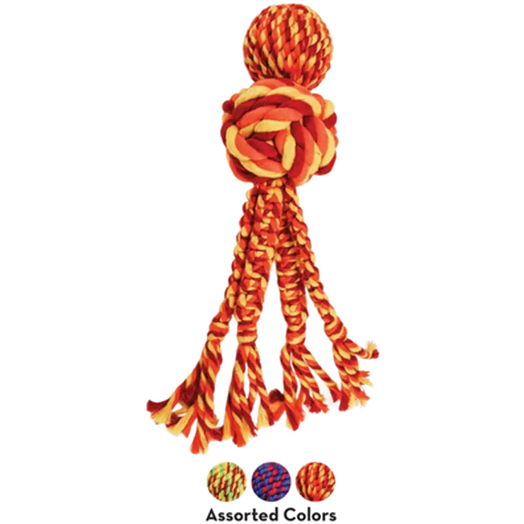 Wubba Weaves w/Rope Dog Toy
