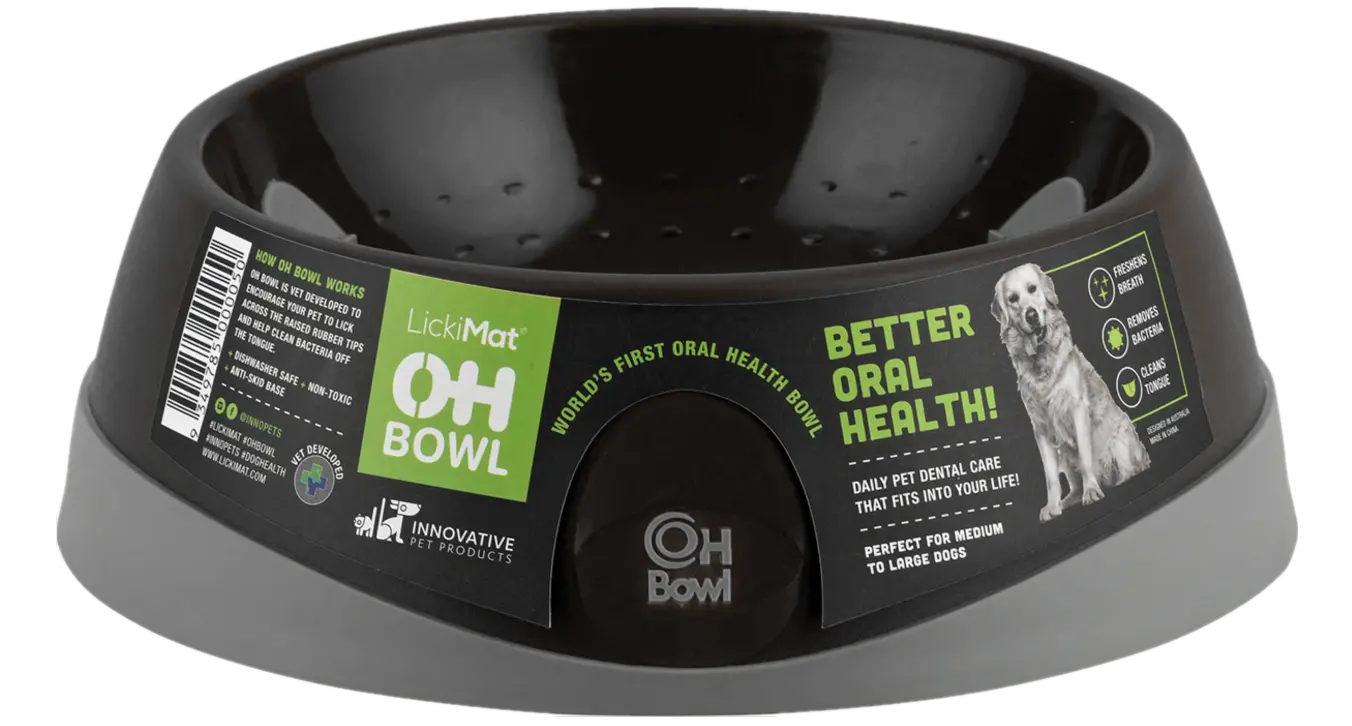 Matskål Oral Hygiene Bowl Svart