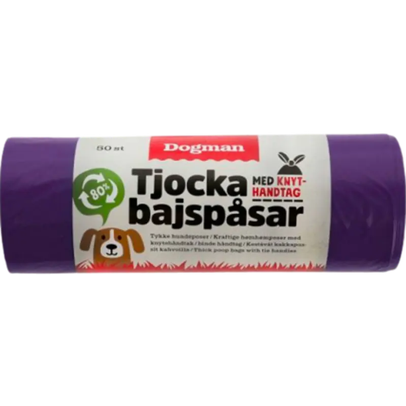 Tjocka Bajspåsar med Knythandtag
